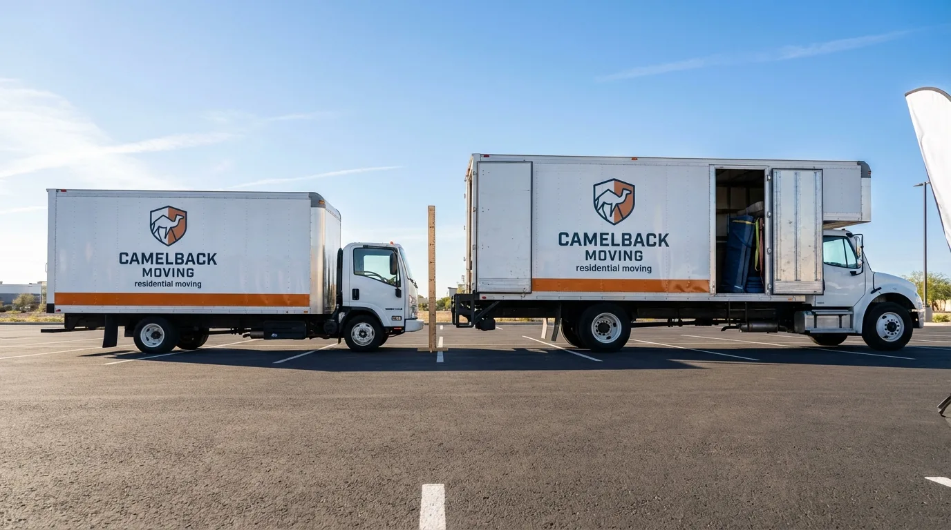 Moving truck size capacity guide in Mahanoy City